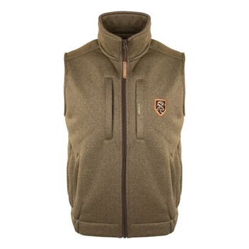 DRAKE Non-Typical Soft Shell Fleece Heathered Vest