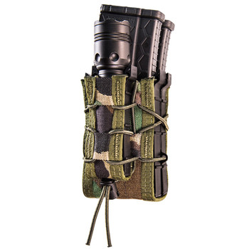 HIGH SPEED GEAR X2RP Taco MOLLE MultiCam Double Rifle & Single Pistol Mag Pouch (112RP0MC)