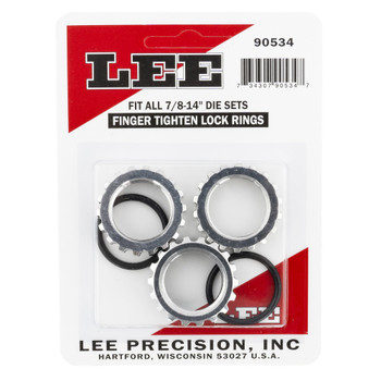 Lee 90534 Lock Die Rings 3 Pack N/A Standard 7/8" x 14 Threads