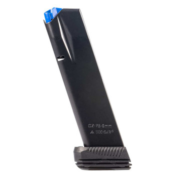 MECGAR Competition 9mm 19rd Anti-Friction Magazine for CZ 75B, 85B, SP-01, Shadow, Shadow 2 (MGCZ7510M)
