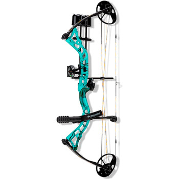 DIAMOND ARCHERY Infinite 305 RH 7-70# Teal Country Roots Compound Bow With Package (A10316)
