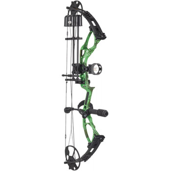 DIAMOND ARCHERY Edge XT RH Green Country Roots Compound Bow With Package (A10960)