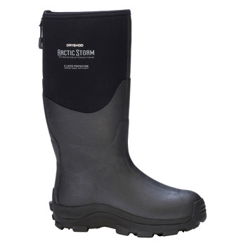 DRYSHOD Mens Arctic Storm Hi Black/Grey Winter Boot (ARS-MH-BK)