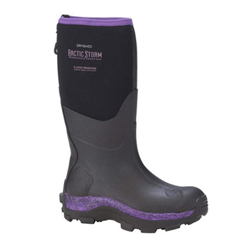 DRYSHOD Womens Arctic Storm Black/Purple Boot (ARS-WH-PP)