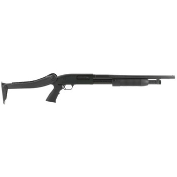 MOSSBERG Maverick 88 Security 12Ga 18.5in 6rd 3in Pump-Action Shotgun with Top-Folding Stock (31027)