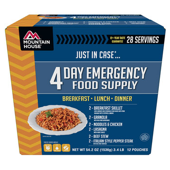 MOUNTAIN HOUSE Just In Case 12-Pack 4-Day Emergency Food Supply (0084606-16)