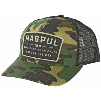 Magpul Go Bang Truckr Woodland Camo Hat (MAG1102-964)