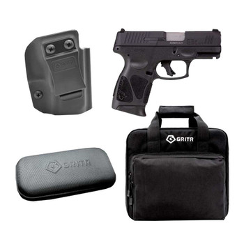 TAURUS G3c 9mm Luger Non-Manual Safety Pistol w/GRITR IWB RH Holster, Cleaning Kit, Soft Case