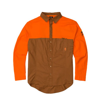 BROWNING Midweight Blaze/Tan Long Sleeve Shirt (30166572)