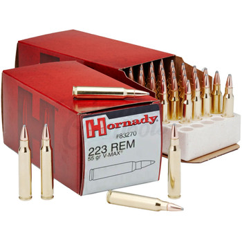 HORNADY Varmint Express 223 Rem 55gr V-Max 50rd/Box Ammo (83270)