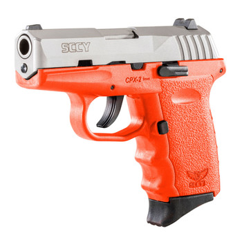SCCY CPX-2 9mm 3.1in 10rd Stainless Steel/Orange Semi-Automatic Pistol (CPX-2-TTOR)
