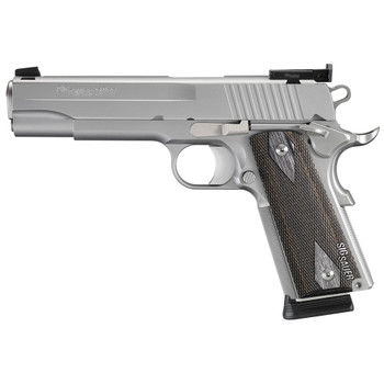SIG SAUER 1911 Stainless Target 5in 45 ACP 8rd Pistol, CA Compliant (1911-45-S-TGT-CA)