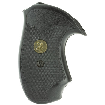 Pachmayr Grip Compact, Fits Colt D Post 1971 Revolver, Black 2515