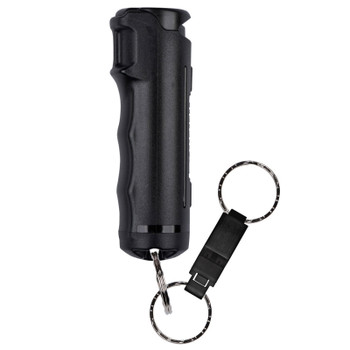 SABRE 2-in-1 Black Pepper Gel with Detachable Safety Whistle Keychain (F15-BUSG-W2)