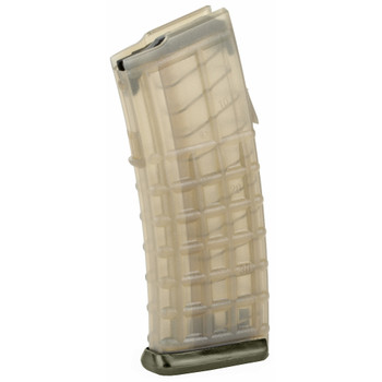 Steyr Arms Magazine, 223 Remington/556NATO, 30 Rounds, Fits Steyr AUG, Polymer, Transparent, Green Base 1200050500