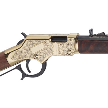HENRY REPEATING ARMS Golden Boy Deluxe Engraved 3rd Edition 22 WMR 20.5in 12rd Lever Action Rifle (H004MD3)