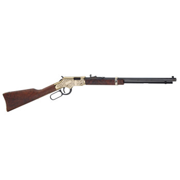 HENRY REPEATING ARMS Golden Boy Deluxe Engraved 3rd Edition 22 WMR 20.5in 12rd Lever Action Rifle (H004MD3)