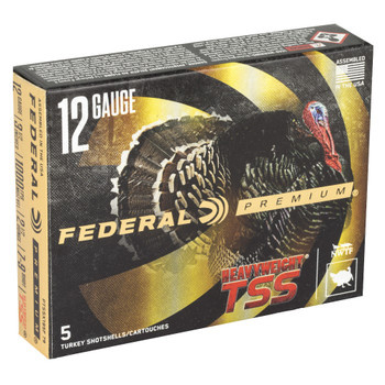 Federal Heavyweight TSS with Flightcontrol Flex, 12 Gauge 3.5", 7/9 Combo, 2 1/2oz Shot, 5 Round Box, California Certified Nonlead Ammunition PTSSX195F 79