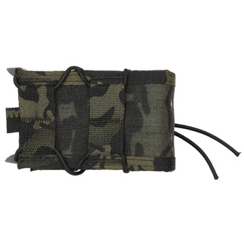 High Speed Gear Rifle TACO, Single Magazine Pouch, MOLLE, Fits Most Rifle Magazines, Hybrid Kydex and Nylon, Multicam Black 11TA00MB