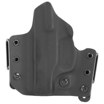 L.A.G. Tactical, Inc. Defender Series, OWB/IWB Holster, Fits Ruger LC9, Kydex, Right Hand, Black Finish 7001