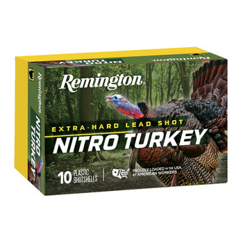 Remington Nitro Turkey, Magnum, 12 Gauge 2.75", #5, 1 1/2oz, Lead, 10 Rounds Per Box 26688