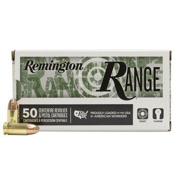 REMINGTON Range 9mm Luger 124gr FMJ 50/Box Handgun Ammo (T9MM2)