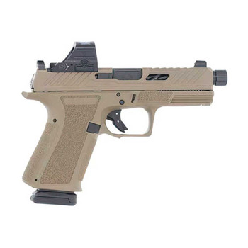 SHADOW SYSTEMS MR920 9mm 4.01in 15rd FDE Holosun Optics Pistol with GRITR IWB Left Hand Holster, Gritr Multi-Caliber Cleaning Kit and Gritr Soft Pistol Case