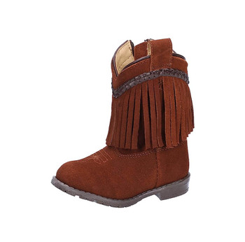 SMOKY MOUNTAIN BOOTS Kids Hopalong Brown Western Boots (3575T)