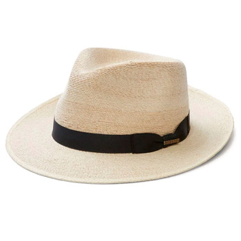 STETSON Rushmore Natural Straw Fedora Hat (TSRSHM-612481)