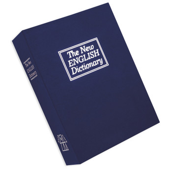 Bulldog Cases Diversion Pistol Vault Safe, 10.5"x7.75"x2.75," Foam Interior, Blue Finish, Book with Combination Lock BD1180