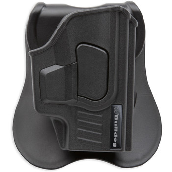 Bulldog Cases Rapid Release Holster, Fits Ruger Max 9, Polymer, Matte Finish, Black, Right Hand RR-RMAX9