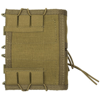 High Speed Gear Double Rifle TACO, Dual Magazine Pouch, Molle, Fits Most Rifle Magazines, Hybrid Kydex and Nylon, Coyote Brown 11TA02CB