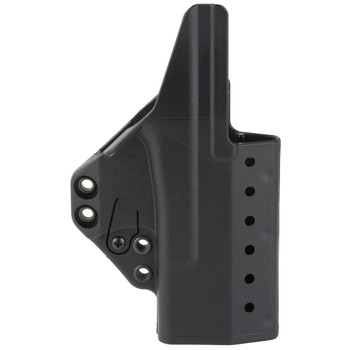 Raven Concealment Systems Eidolon, Inside the Waistband, Fits Glock 19/23, Polymer, Black, Left Hand, 1.5" Overhook Struts EG19LHBKF