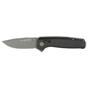 SOG Knives & Tools Terminus XR LTE, Folding Knife, 2.9" Straight Clip Point, Black G10 and Carbon Fiber Frame, CPM S35VN Steel, Titanium Nitride Finish, Graphite SOG-TM1032-BX