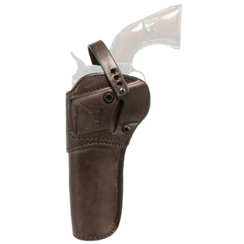 Tagua TX-Revolver, Thumbreak Revolver Holster, Leather, Brown, Fits Smith & Wesson N Frame 6", Ambidextrous TX-REV-OWB-TB-962