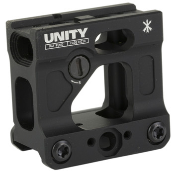 Unity Tactical FAST Micro, Red Dot Mount, 2.26" Optical Height, Compatible with T1/T2 Footprints, Anodized Finish, Black FST-MICB