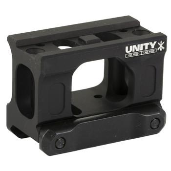 Unity Tactical FAST Micro, Red Dot Mount, 2.26" Optical Height, Compatible with CompM5s, CompM5b, Duty RDS Footprints, Anodized Finish, Black FST-MISB