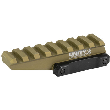 Unity Tactical FAST, Red Dot Riser, Elevates Lower 1/3 Mount to 2.26" Optical Height, Direct to Picitinny, Anodized Finish, Flat Dark Earth FST-ORF