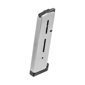 WILSON COMBAT Full Size 1911 45 ACP 8rd Stainless Magazine with Standard Pad (47D)