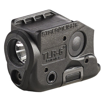 Streamlight Streamlight TLR-6, White LED with Red Laser, Anodized Finish, Black, Fits Taurus GX4, Includes Two 3V CR-1/3 N Lithium Batteries 69288