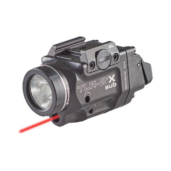 STREAMLIGHT TLR-8 X Sub 500 Lumens White LED Weapon Light with Red Laser fits Springfield Hellcat (69419)
