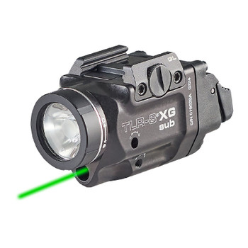 STREAMLIGHT TLR-8 X G Sub 500 Lumens White LED Tactical Weapon Light with Green Laser fits SIG P365/XL (69437)