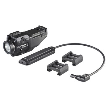 Streamlight Streamlight TLR RM 1 Laser G, Weaponlight, White LED with Green laser, Anodized Finish, Black, Includes Remote Switch and 1 CR123 69443