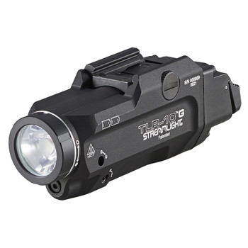 STREAMLIGHT TLR-10 G Flex White LED Weaponlight with Green Laser, Anodized Finish, Black, Includes HiLoSwitch and 2X CR123A Batteries (69473)