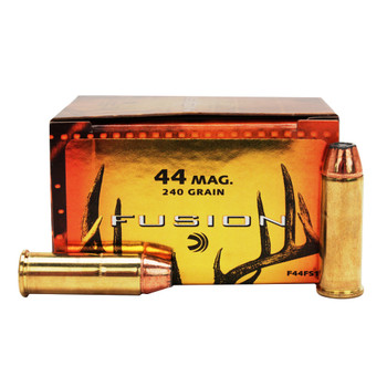 FEDERAL Fusion 44 Mag 240 Grain Hollow Point Ammo, 20 Round Box (F44FS1)