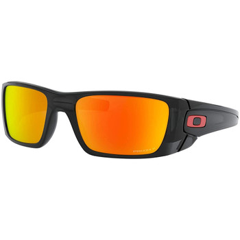 OAKLEY Fuel Cell Black Ink/Prizm Ruby Polarized Sunglasses (OO9096-K060)