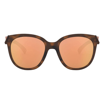 OAKLEY Low Key Matte Brown Tortoise /Prizm Rose Gold Polarized Sunglasses (OO9433-0954)