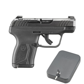 RUGER LCP MAX .380 ACP 10-Rounds 2.8in Pistol with Lockbox (13743)