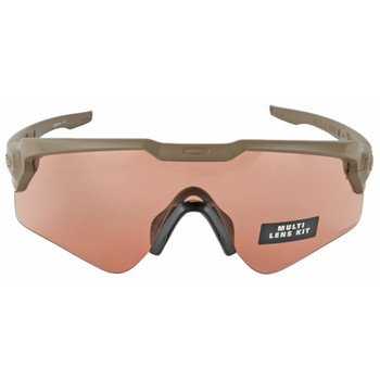 Oakley Standard Issue Ballistic M-Frame Alpha, Glasses, Terrain Tan Frame with Clear, TR22, and TR45 Lenses OO9296-2144
