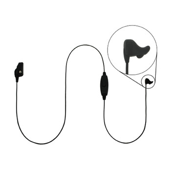 EAR HUGGER SAFETY Ear-Bone Microphone Headset for Harris XG-100P, XL-200P (EH-EBM-1017)